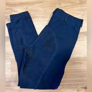 Riding Sport Full Seat Schooling Breeches Size 28 in Navy
